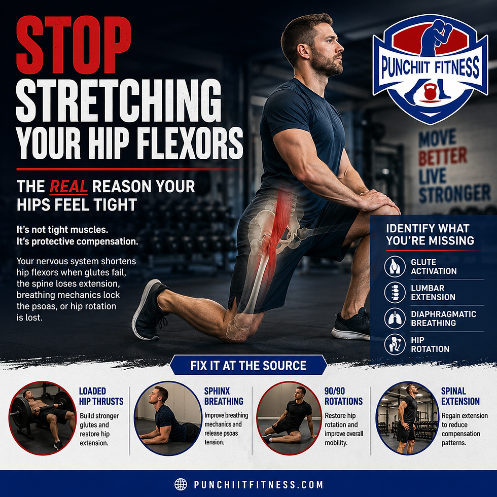 Why Your Hip Flexors Feel Tight (And Why Stretching Isn't Always the Answer)