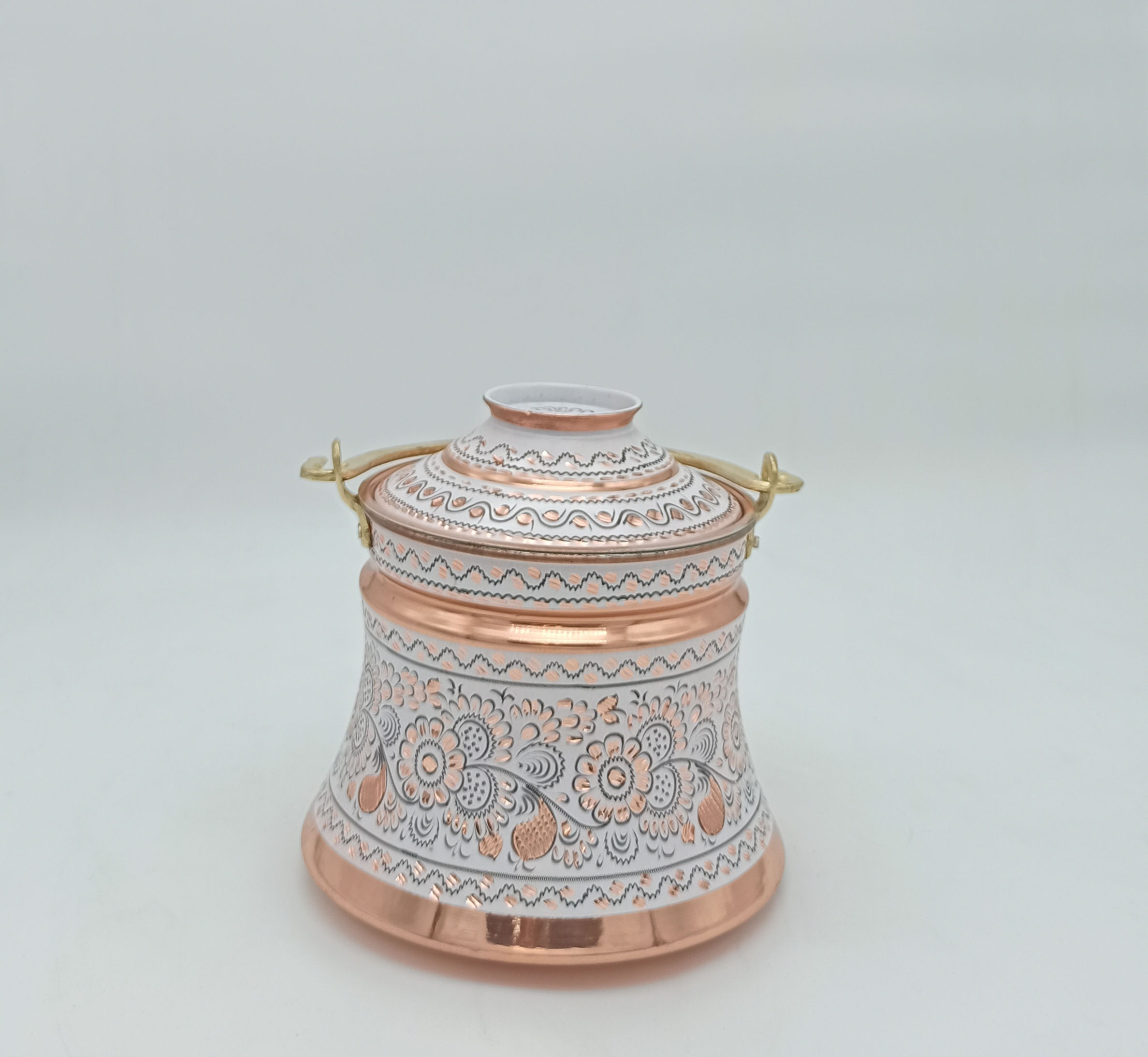 Özel işlemeli 3 litrelik Yoğurt Bakracı Beyaz