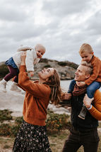 Familjefotografering vid Stora Amundön i Göteborg