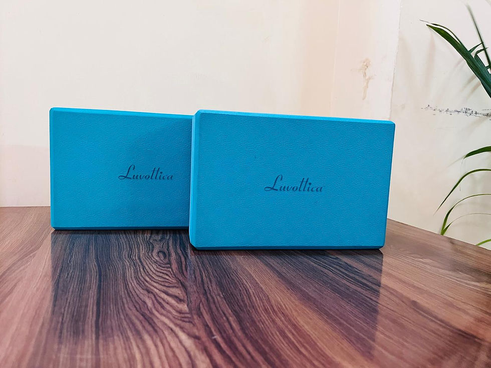 Thumbnail: Yoga Block | High Density Premium Foam Material | For Improving Poses (Set of 2)