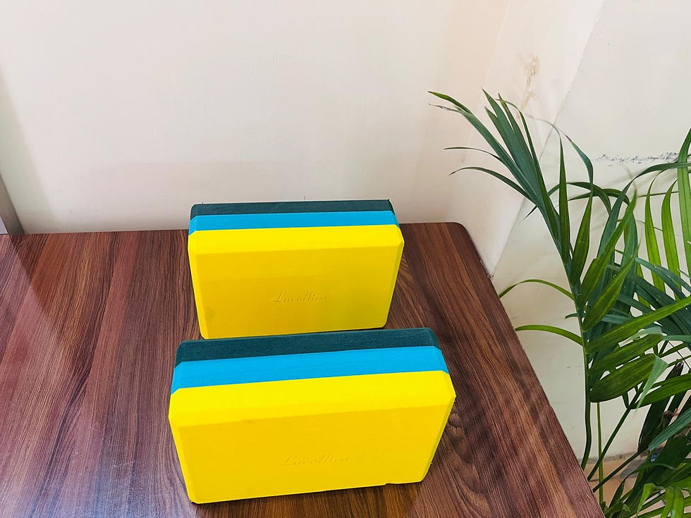 Thumbnail: Yoga Block | High Density Premium Foam Material | For Improving Poses (Set of 2)