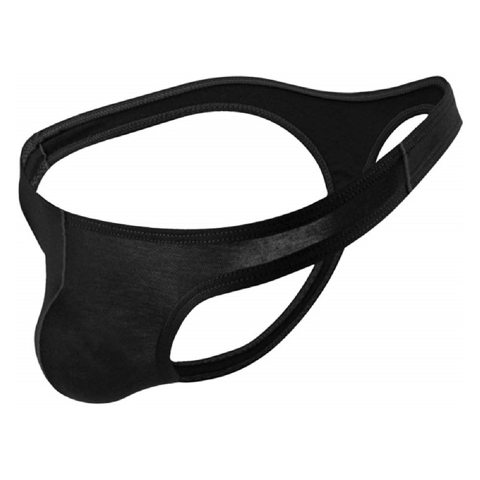 Thumbnail: Men's Microfiber Free Size Thong Underwear (Multicolor)