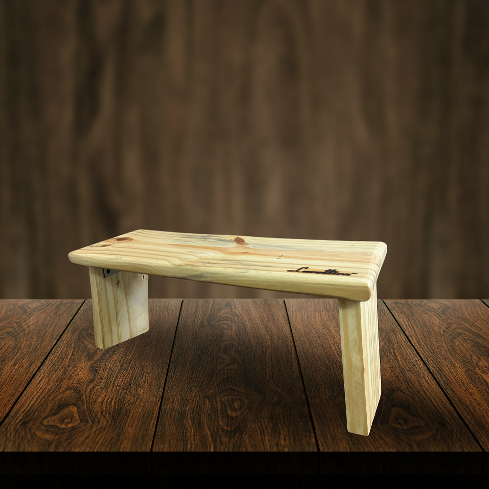 Thumbnail: Portable Meditation Stool/Bench with Foldable Legs, Seiza Bench