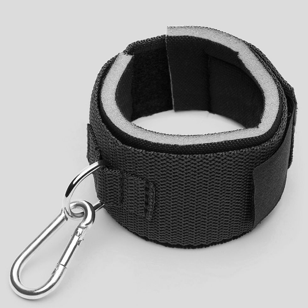 Thumbnail: WRIST TO THIGH RESTRAINTS WITH HANDCUFFS