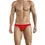 Thumbnail: Men's White Microfiber + Lace Fabric Free Size Brief Underwear