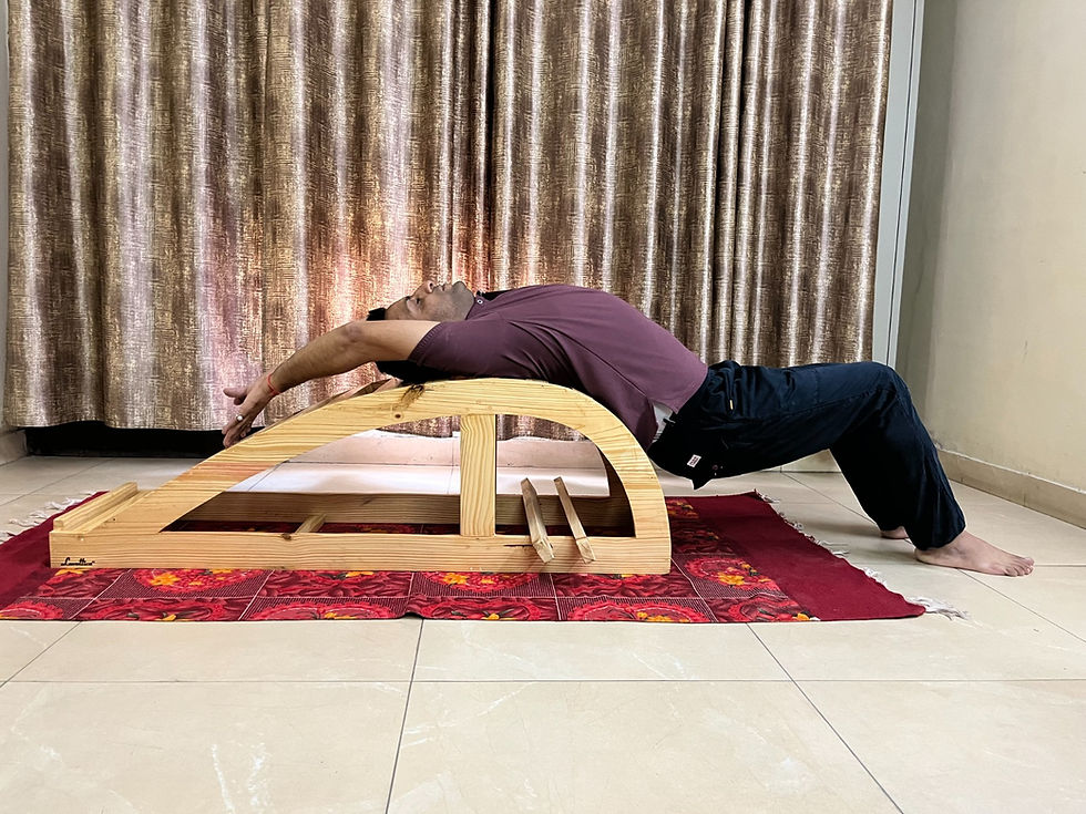 Thumbnail: Viparita Dandasana Bench/Back- Bending Bench