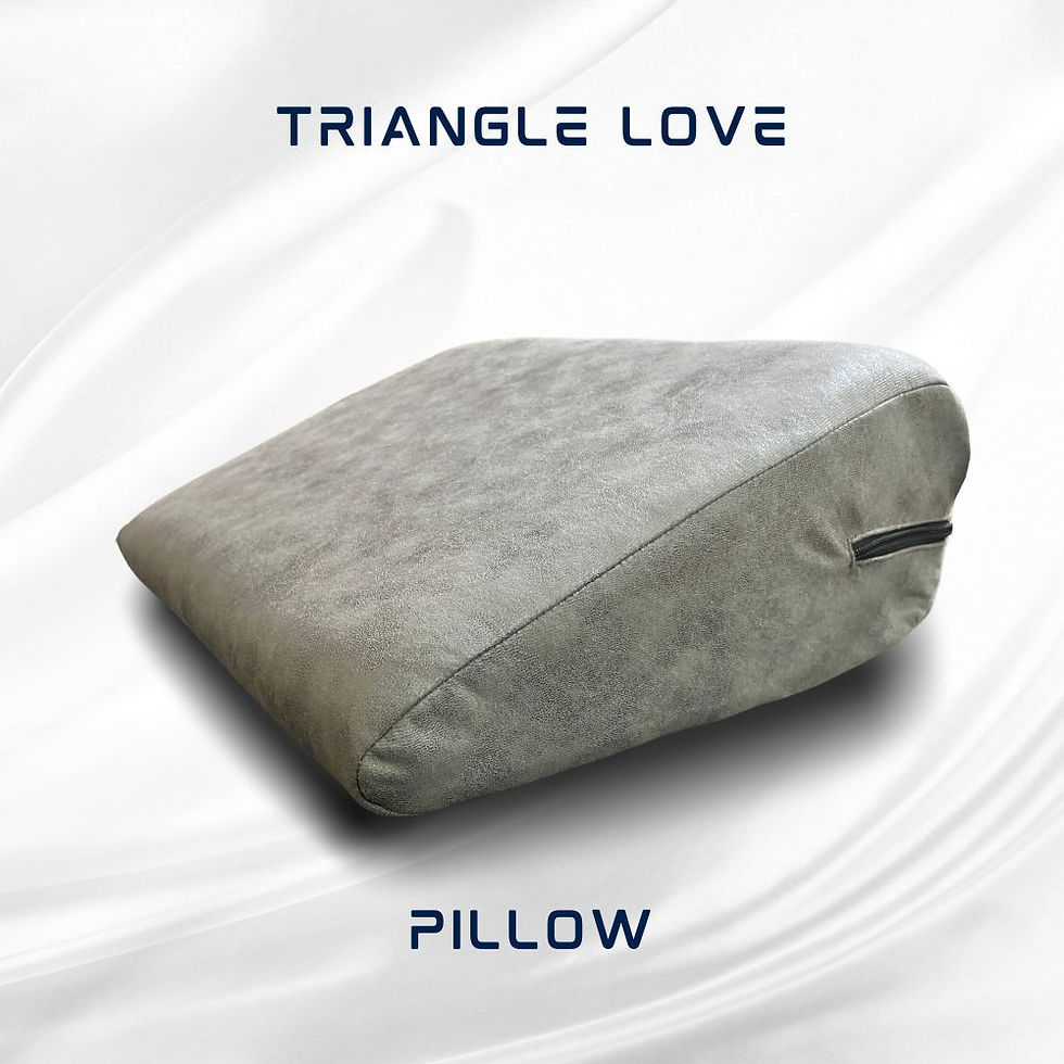 Thumbnail: Stylish Grey Triangle Love Pillow
