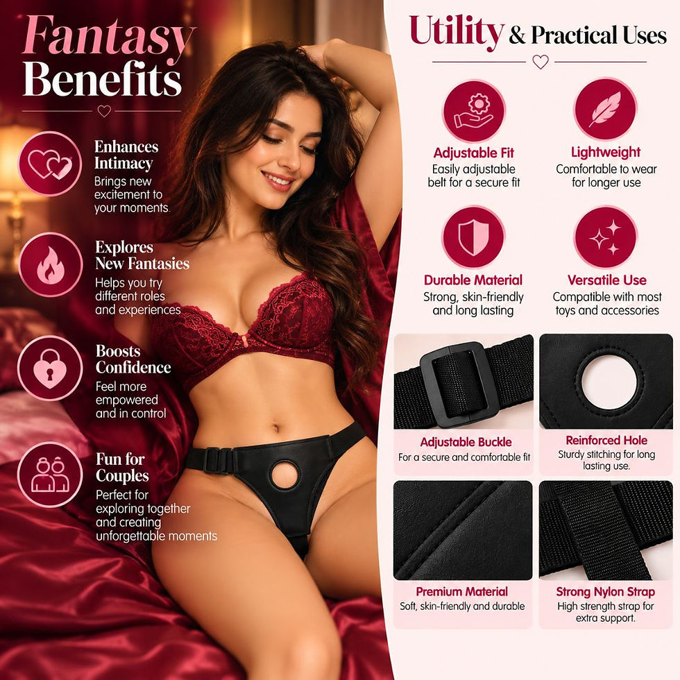 Thumbnail: Toy Supporter Elastic Belt for Couples