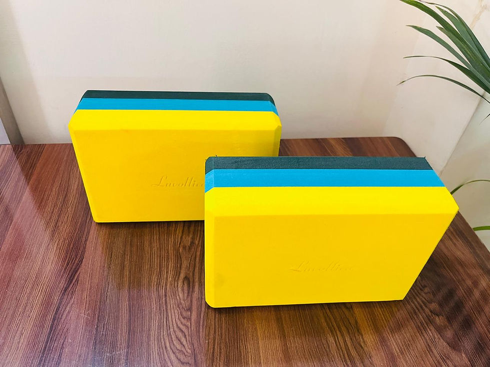 Thumbnail: Yoga Block | High Density Premium Foam Material | For Improving Poses (Set of 2)