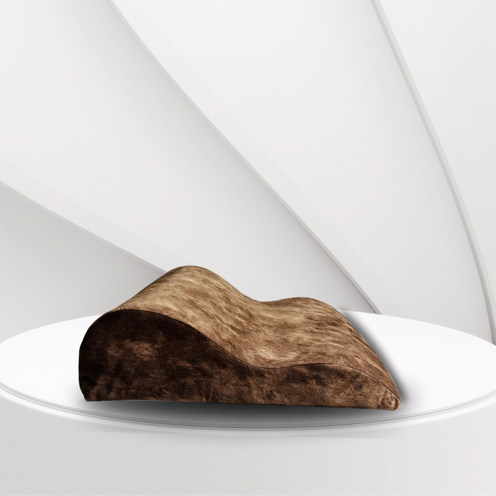 Brown Tantra Bedster – S-Shaped Wedge Cushion