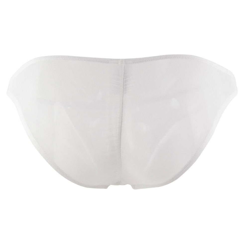 Miniatura: Men's Power Net Free Size Bikini Underwear (Black, Red, White)