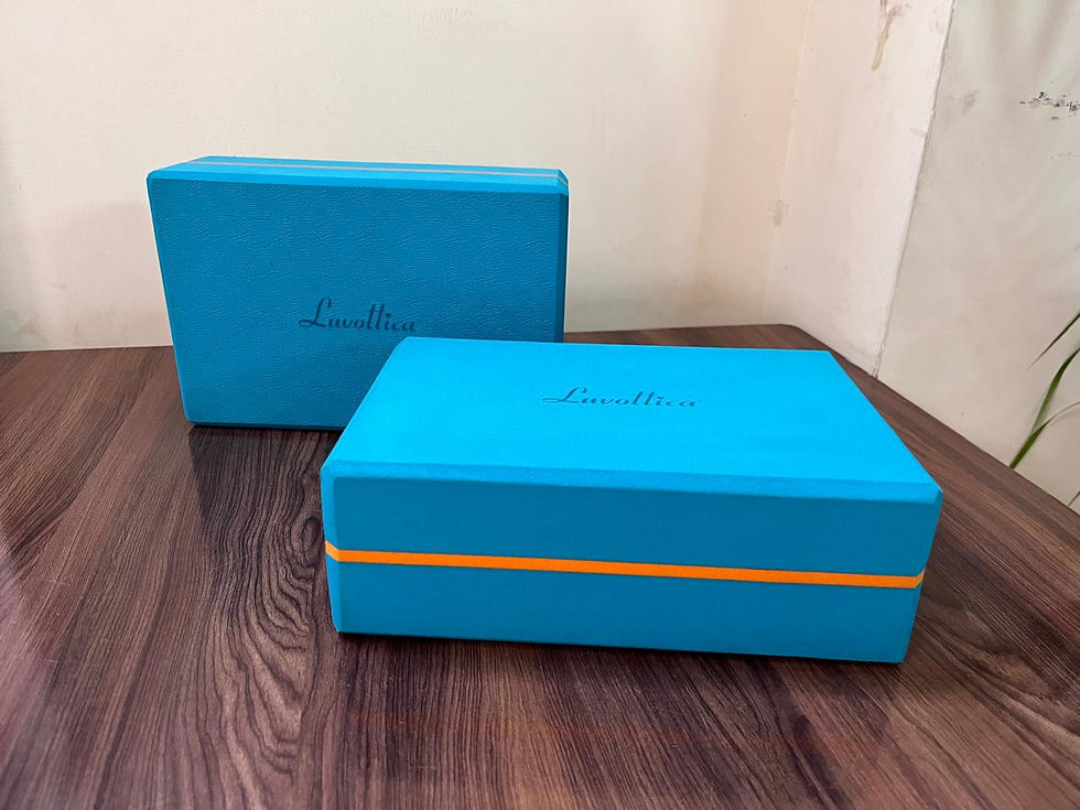 Thumbnail: Yoga Block | High Density Premium Foam Material | For Improving Poses (Set of 2)