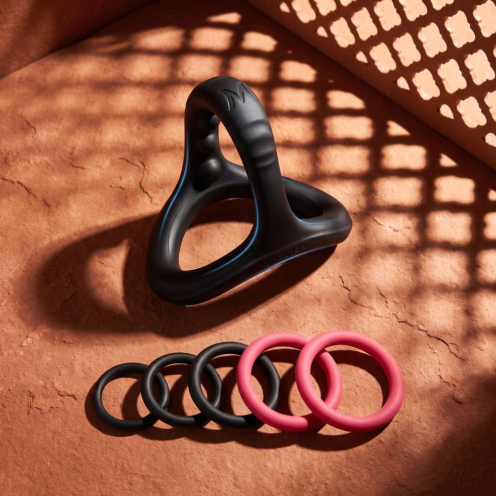 Thumbnail: Silicone Ring Set with Support Sleeve | Adjustable Performance Ring Kit