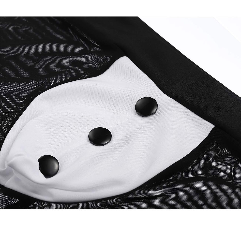 Miniatura: Black Microfiber + Power Net  Free Size Costume underwear