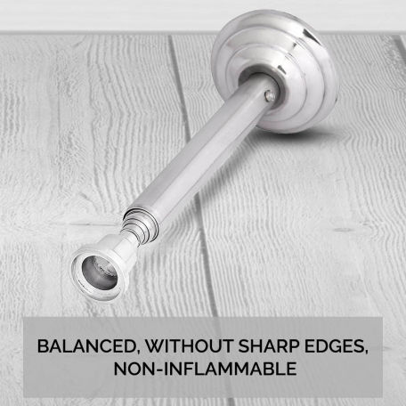 Thumbnail: Stainless Steel Trataka Candle Stand for Meditation with adjustable shaft