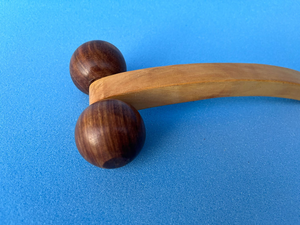 Thumbnail: Wooden Massager with Two Balls (Large Size) – Deep Tissue Relief & Relaxation
