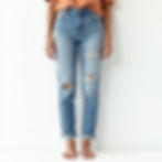 Distressed Boyfriend Jeans