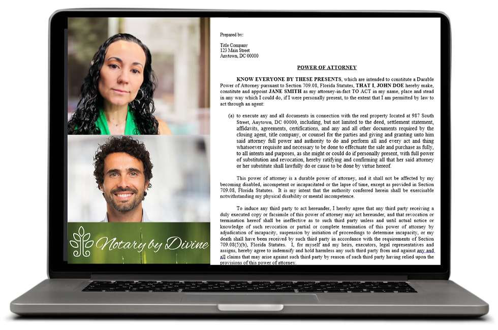 Seller reviewing and electronically signing real estate closing documents during a secure remote online notarization session.