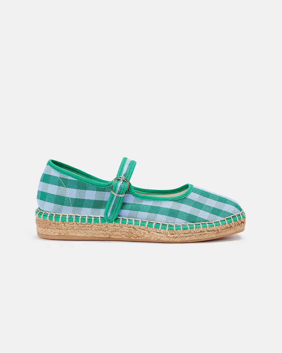 PEONIA GREEN CHECK