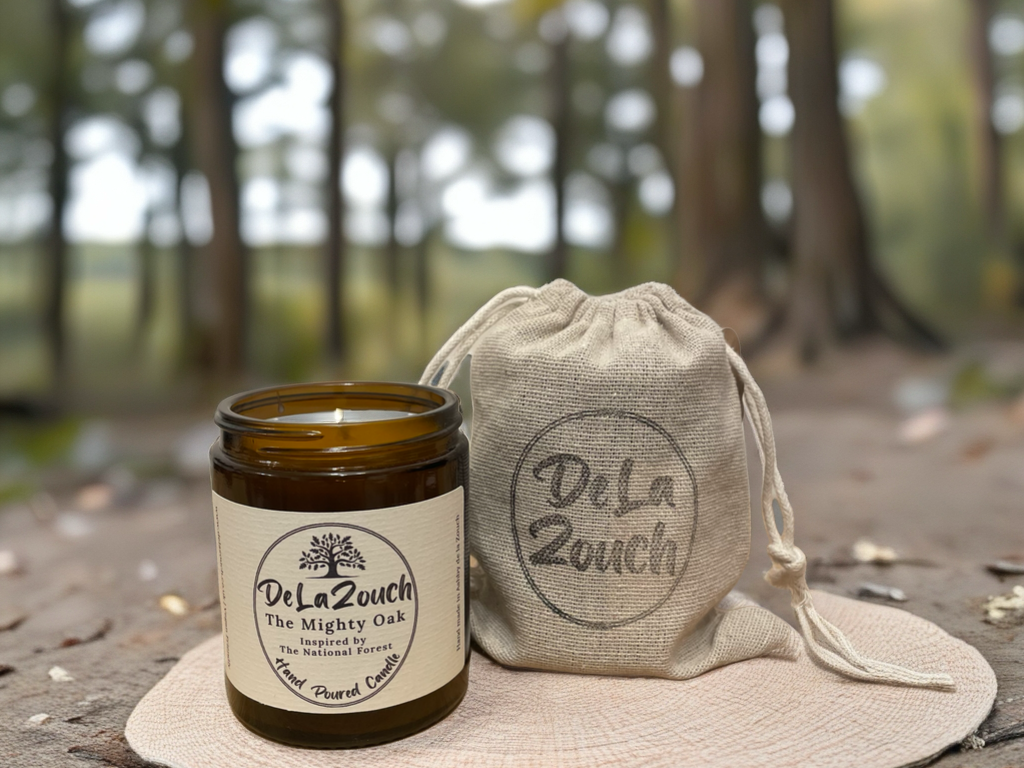De La Zouch Hand Poured Candle Vegan Friendly Candle The Mighty Oak