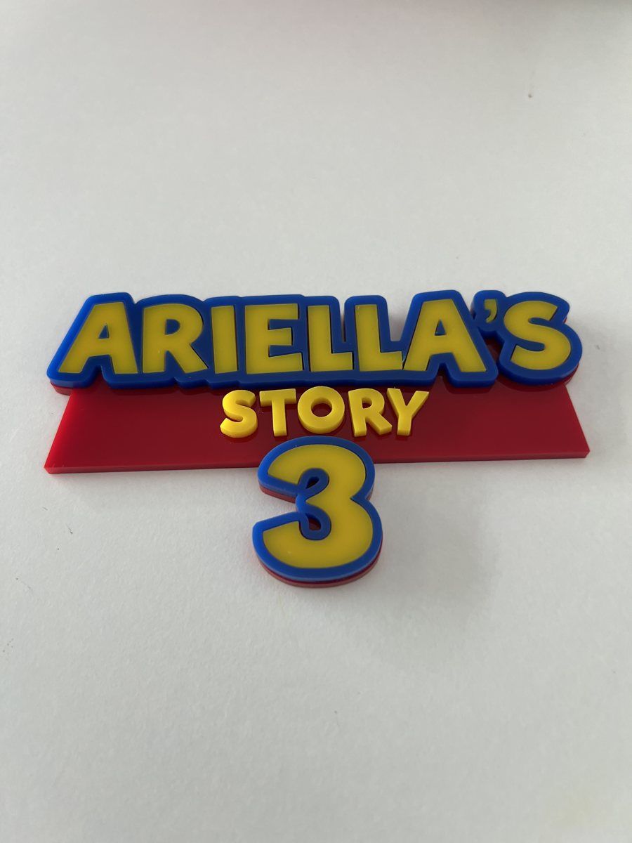 Thumbnail: Toy Story style cake topper Ariella's Story 3