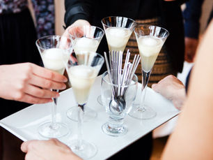 Champagnesorbet met jasmijnthee