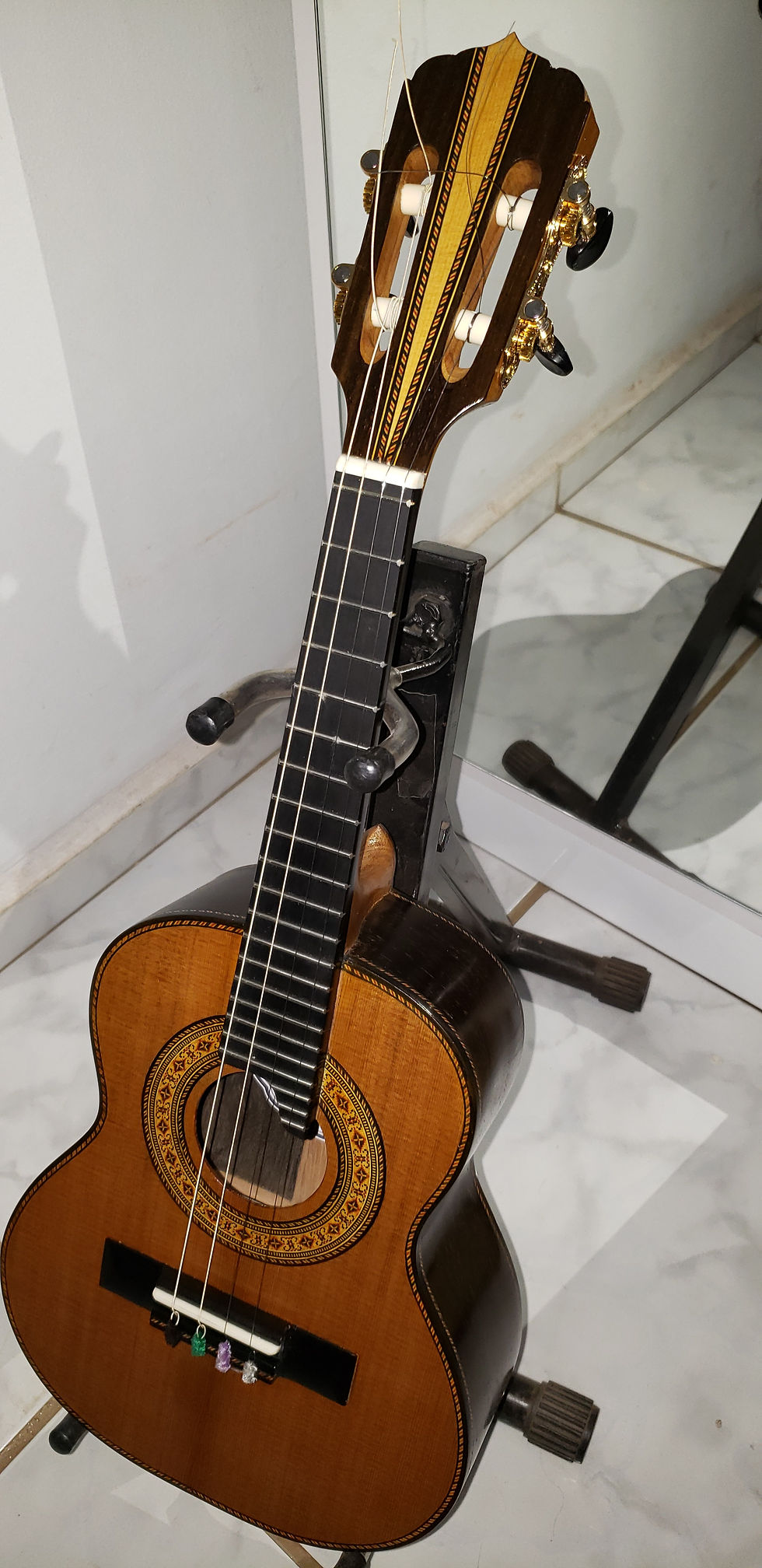 Miniatura: Cavaquinho Modelo Waldir Jacaranda Bahia, tampo cedro canadense *Por encomenda*