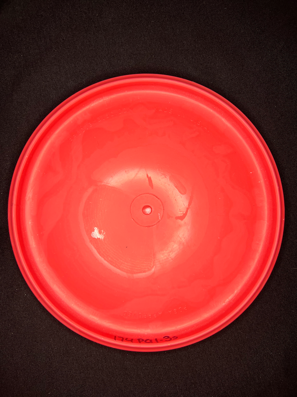 Thumbnail: 174g Prodigy PA-1 300 Soft -Eraser Red w/ Blue Shatter Stamp