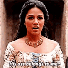 Isabella draws her sword, ready to confront Wormwood for controlling her mind.