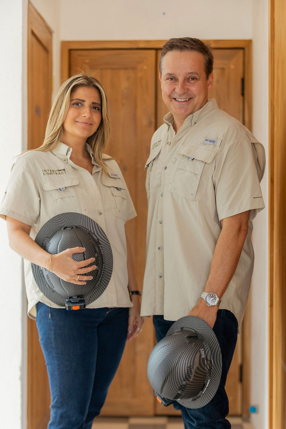 Fiorella Castro y Pablo Ortiz, socios fundadores de InteriContract