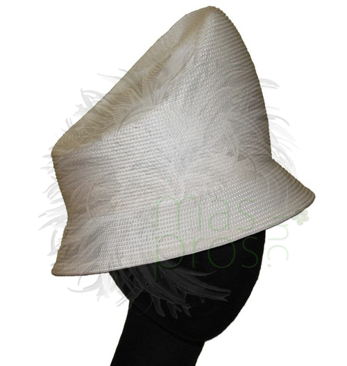 Sculpted Asymmetrical Bucket Hat
