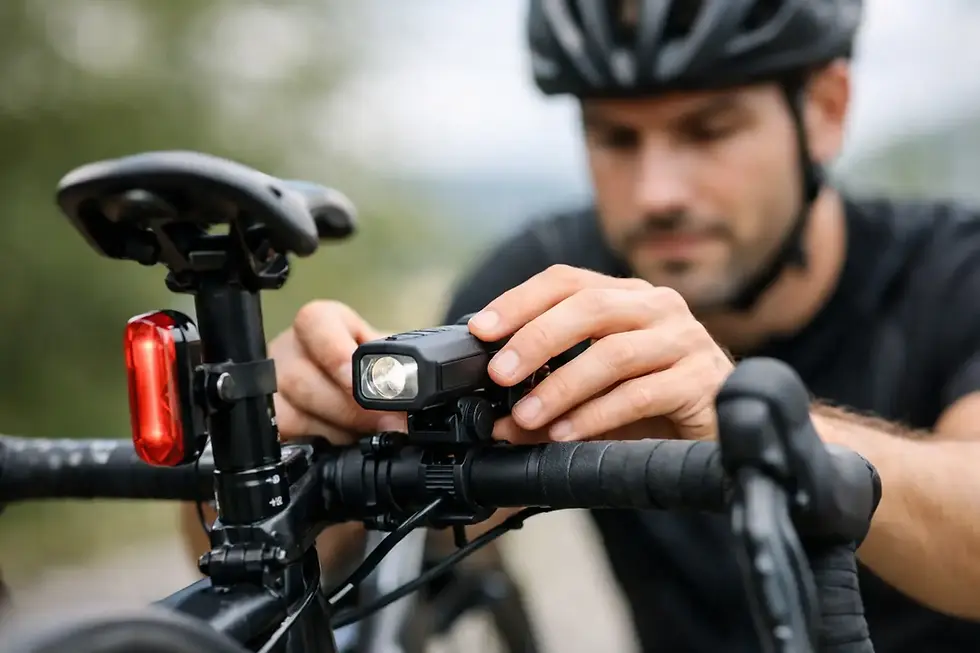How to Mount Cycling Lights Properly