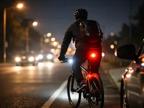 How to Improve Cyclist Visibility After Dark