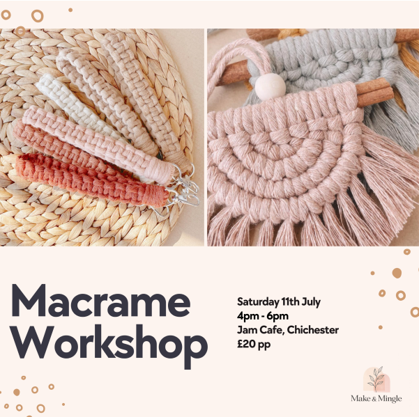 Macrame Workshop with Make & Mingle