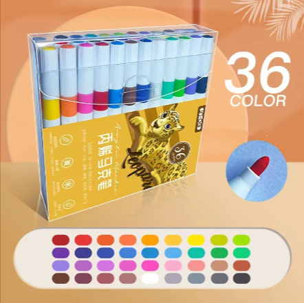 Miniatura: Kids’ Doodle Acrylic Markers – Waterproof & Quick-Drying