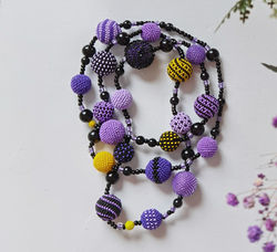 22080-2 PURPLE BUBLLE JEWELRY GIFT