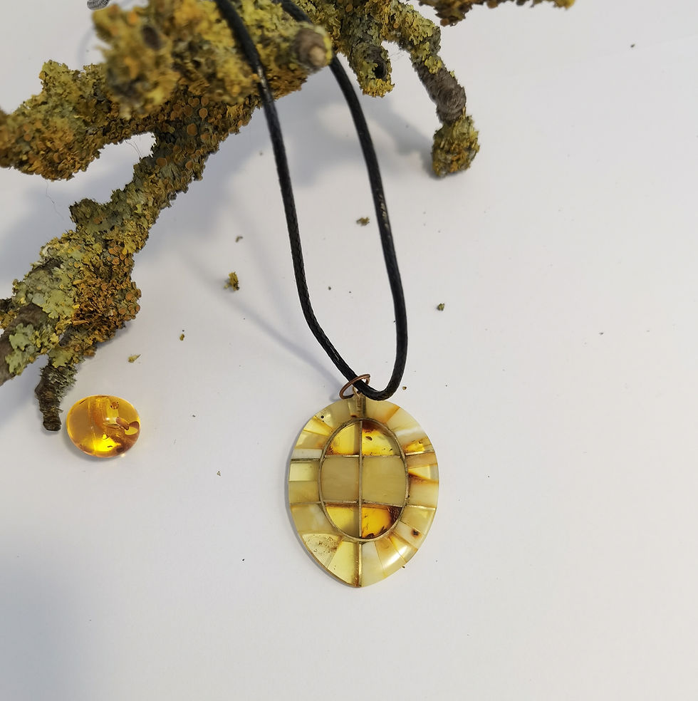 Thumbnail: ONE OF KIND AMBER NECKLACE