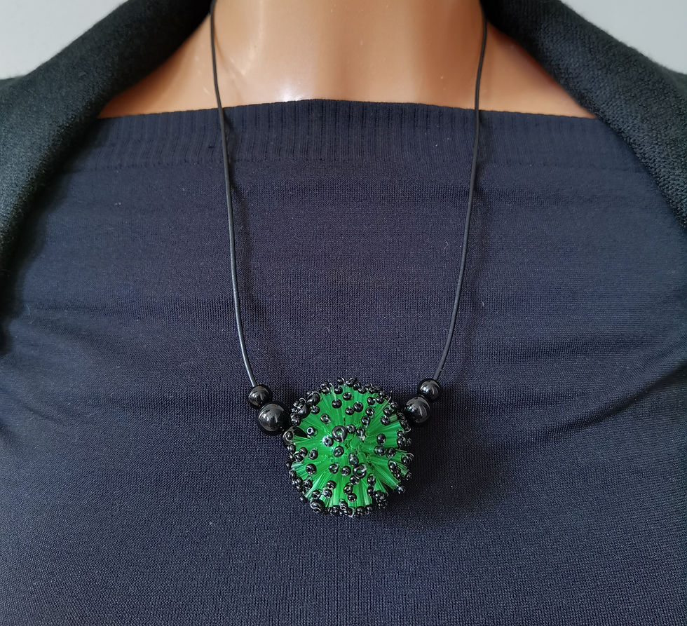 Thumbnail: BEADWORK JEWELRY NECKLACE