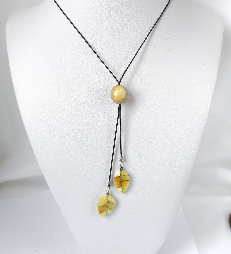 Thumbnail: GENUINE MULTICOLOR AMBER JEWELRY