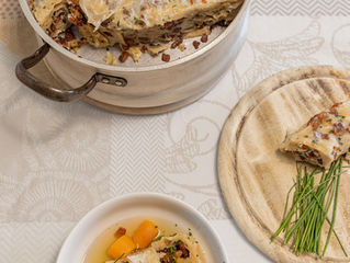 Grammelstrudel – eine klassische Suppeneinlage
