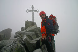 am Gipfel Gerlachspitze