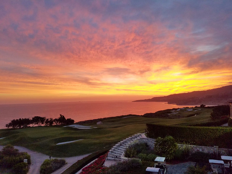 Sunset at Trump National Golf Club Los Angeles