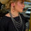 Thumbnail: Sterling Silver Red Coral Chandelier “Statement” Earrings