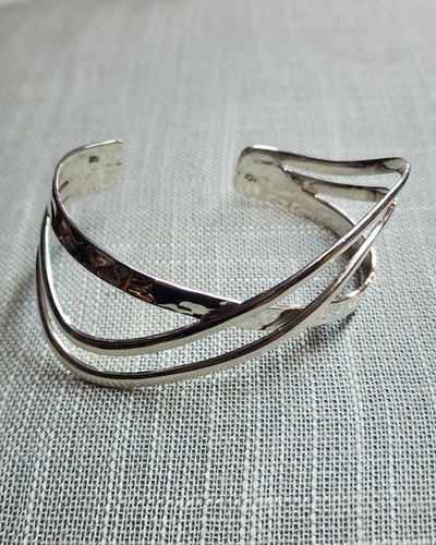 Silver Stripe Cuff main image 0