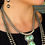 Thumbnail: Sterling Silver New Lander Varacite and Navajo Pearl “Statement” Set