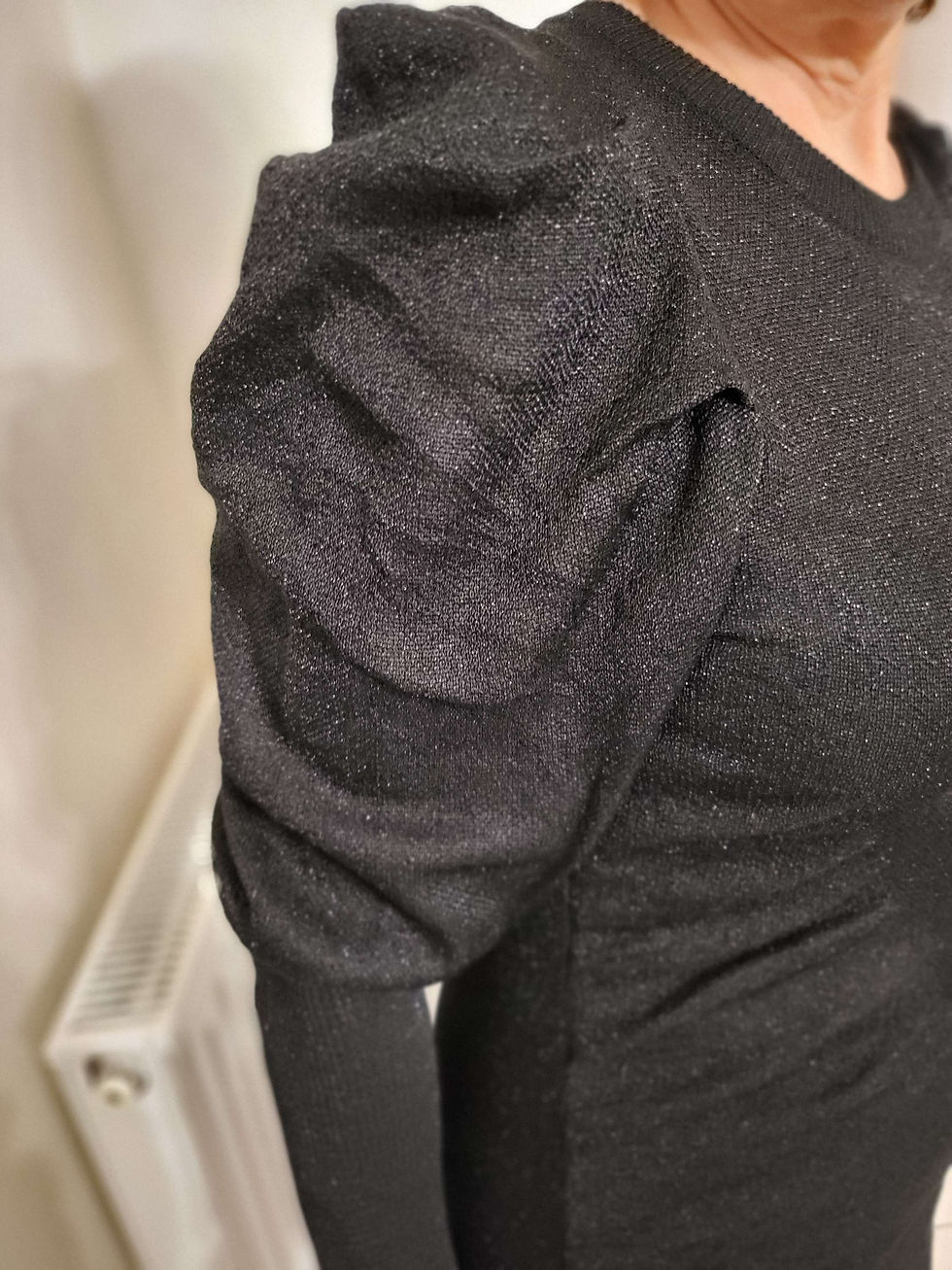 Miniature : Robe noir pailleté 