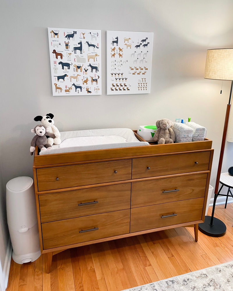 Organized Baby Diaper Changing Table