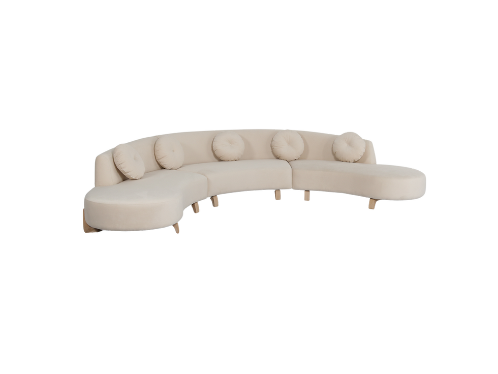 Thumbnail: Cove Sofa 18ft Sofa - Seats 9  [QTY: 2, W: 210" D:39" H:30"] WH2