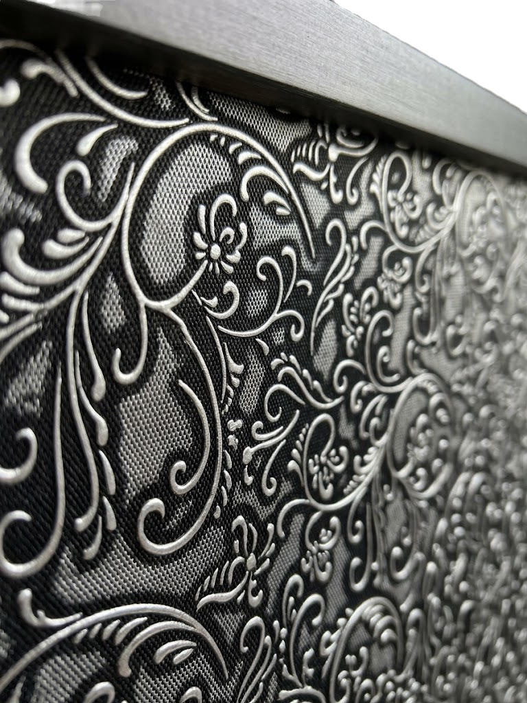 Thumbnail: Paisley Bar - Black [QTY: 4, 8'L x 42" H ]