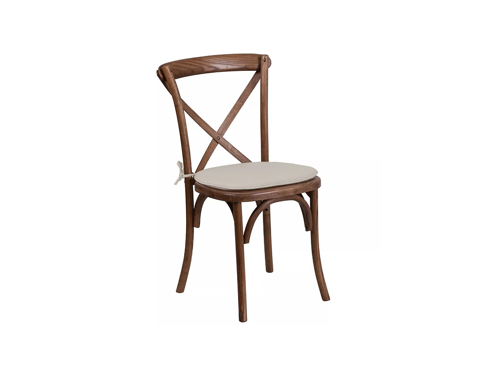 Thumbnail: X-Back Chair - Antique Finish [QTY: 290, 23.25" L x 20.25" W x 35.00" H,
